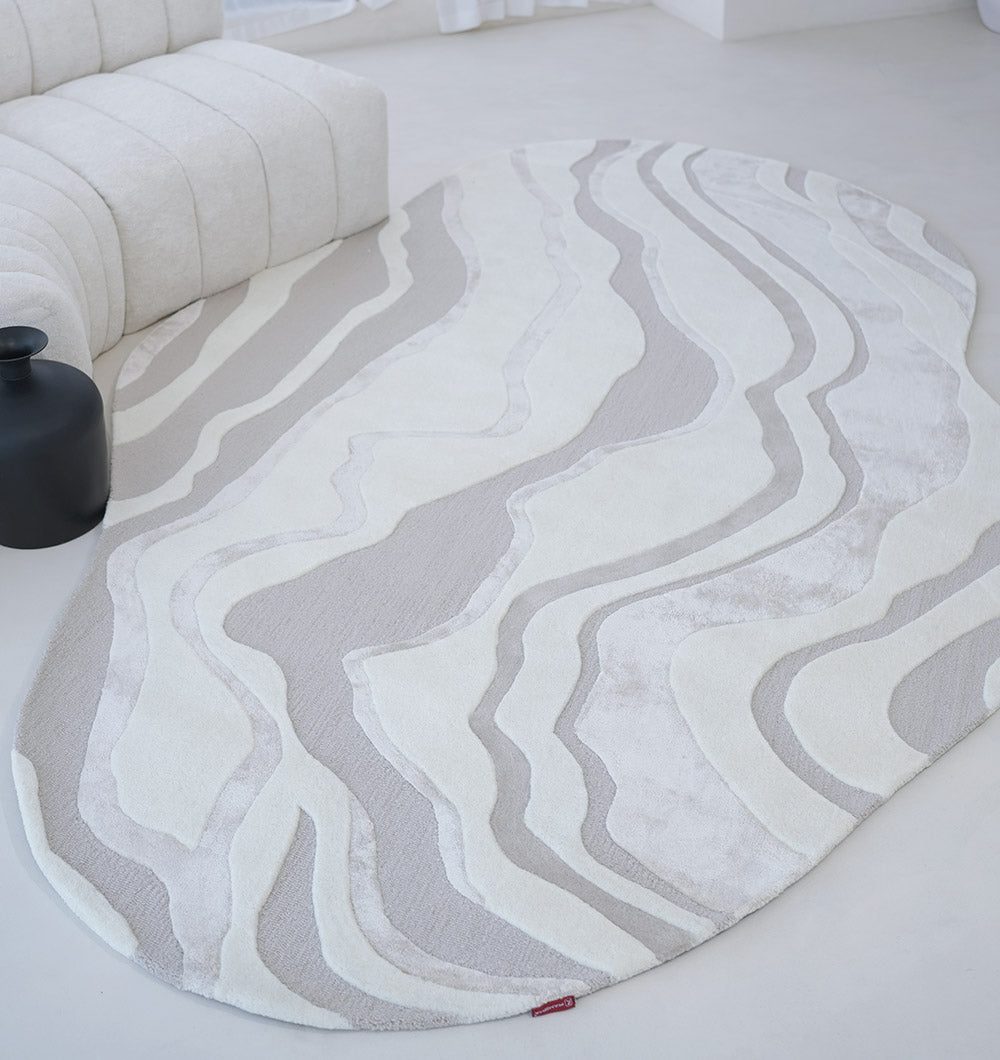 Allison Hand Made Shaped Luxury Rug