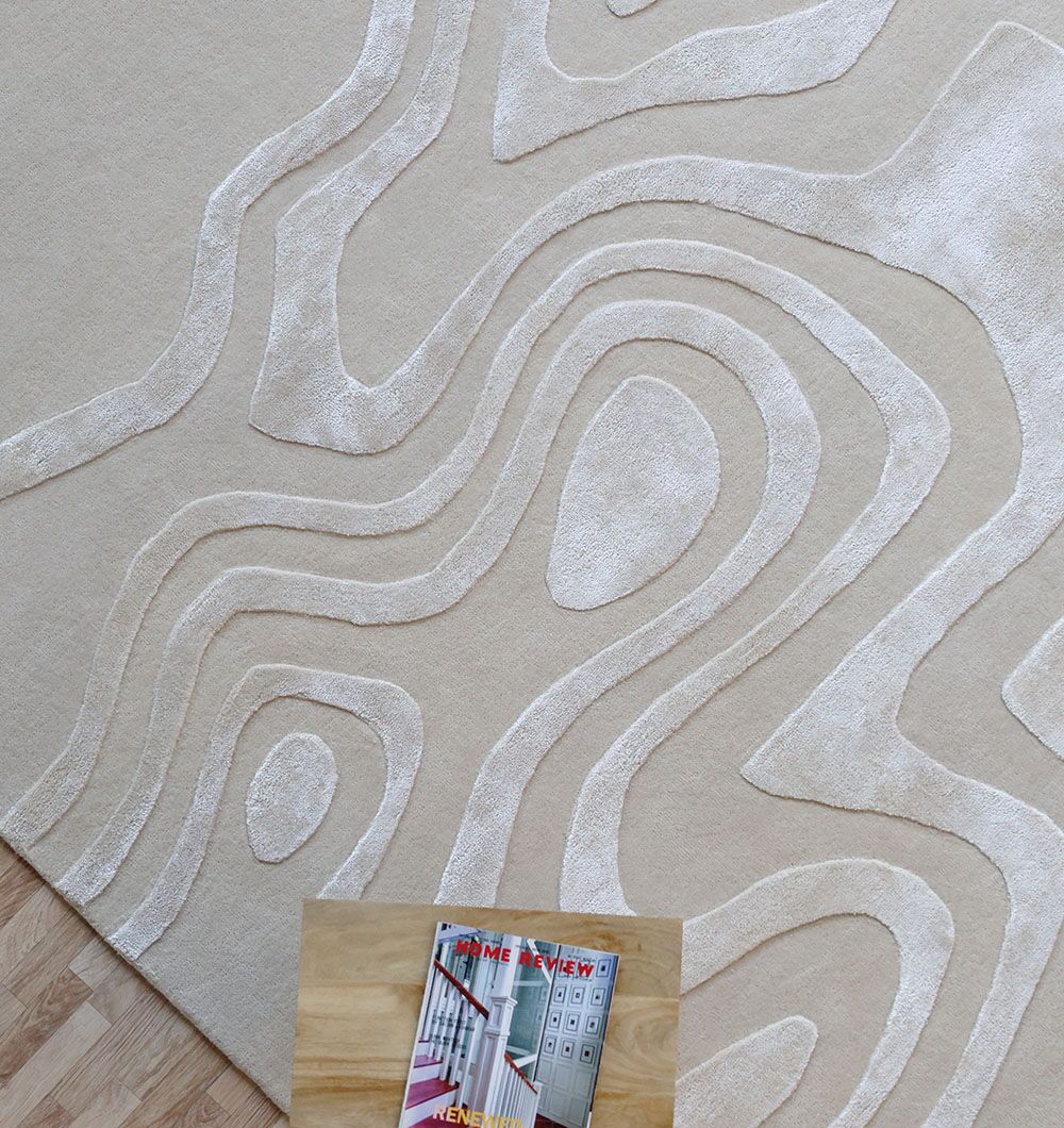 PREMIUM HAND MADE TEXTURED THEO RECTANGLE RUG