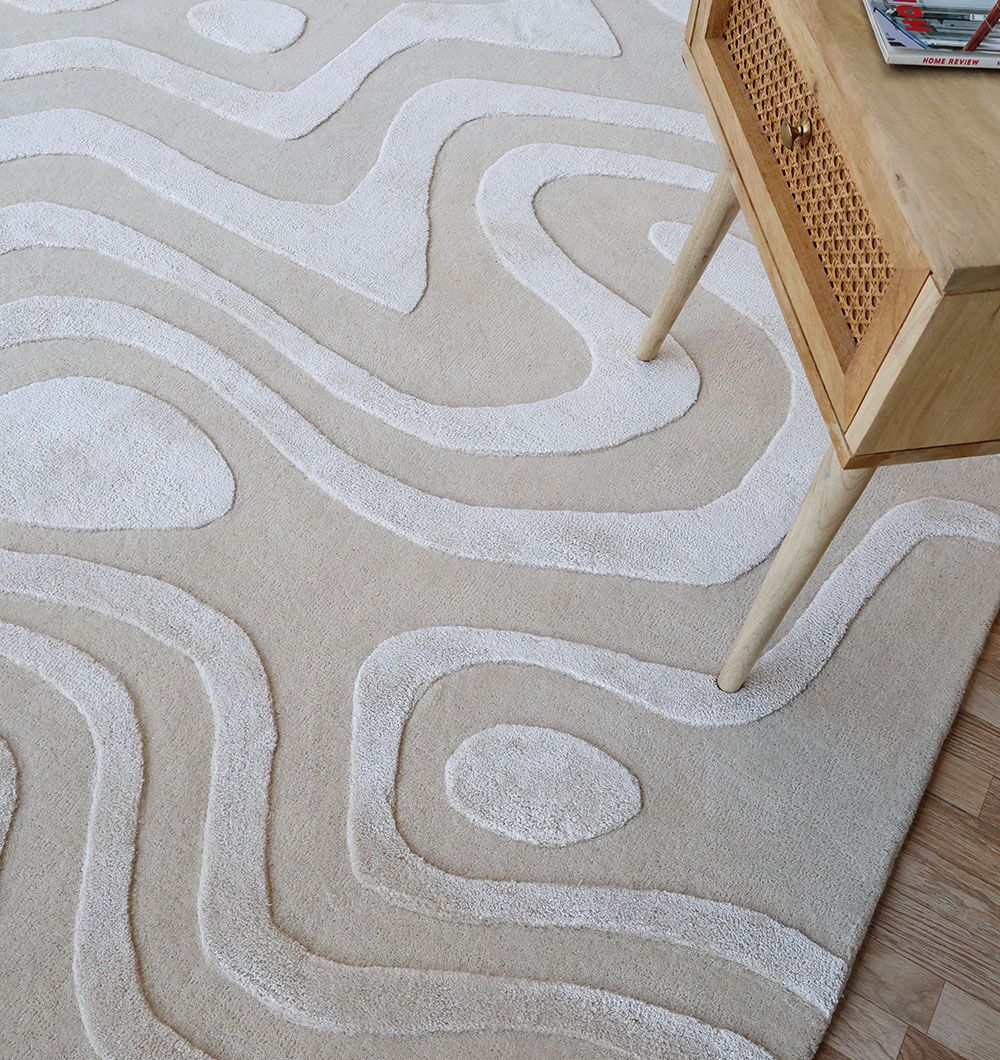 PREMIUM HAND MADE TEXTURED THEO RECTANGLE RUG