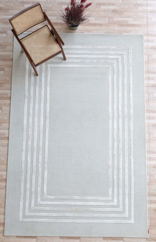 Brixton Hand Made Luxury Off-White Rug