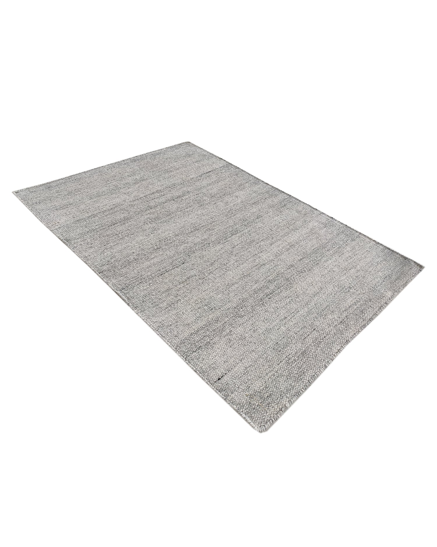 Hand Made Light Grey Woven Area Rug (2 sizes)