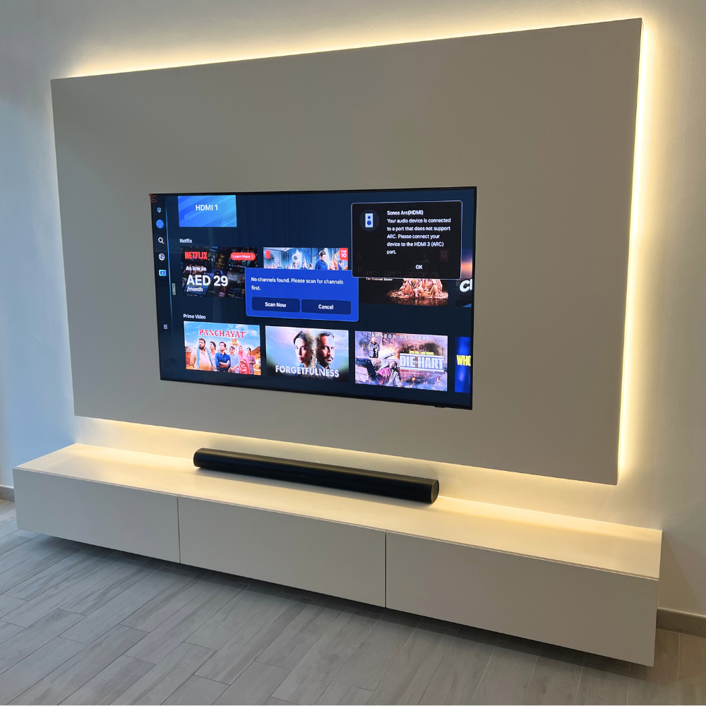 Bespoke TV Media Wall