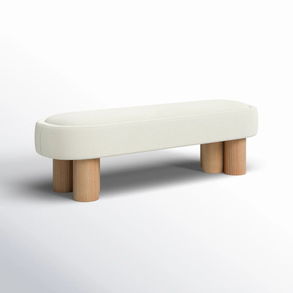 HAND CRAFTED MADDIE TEDDY BOUCLE BENCH