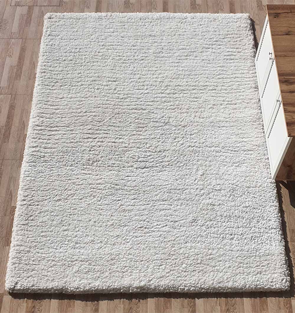 Soft White Shaggy Rug 300x400 CM