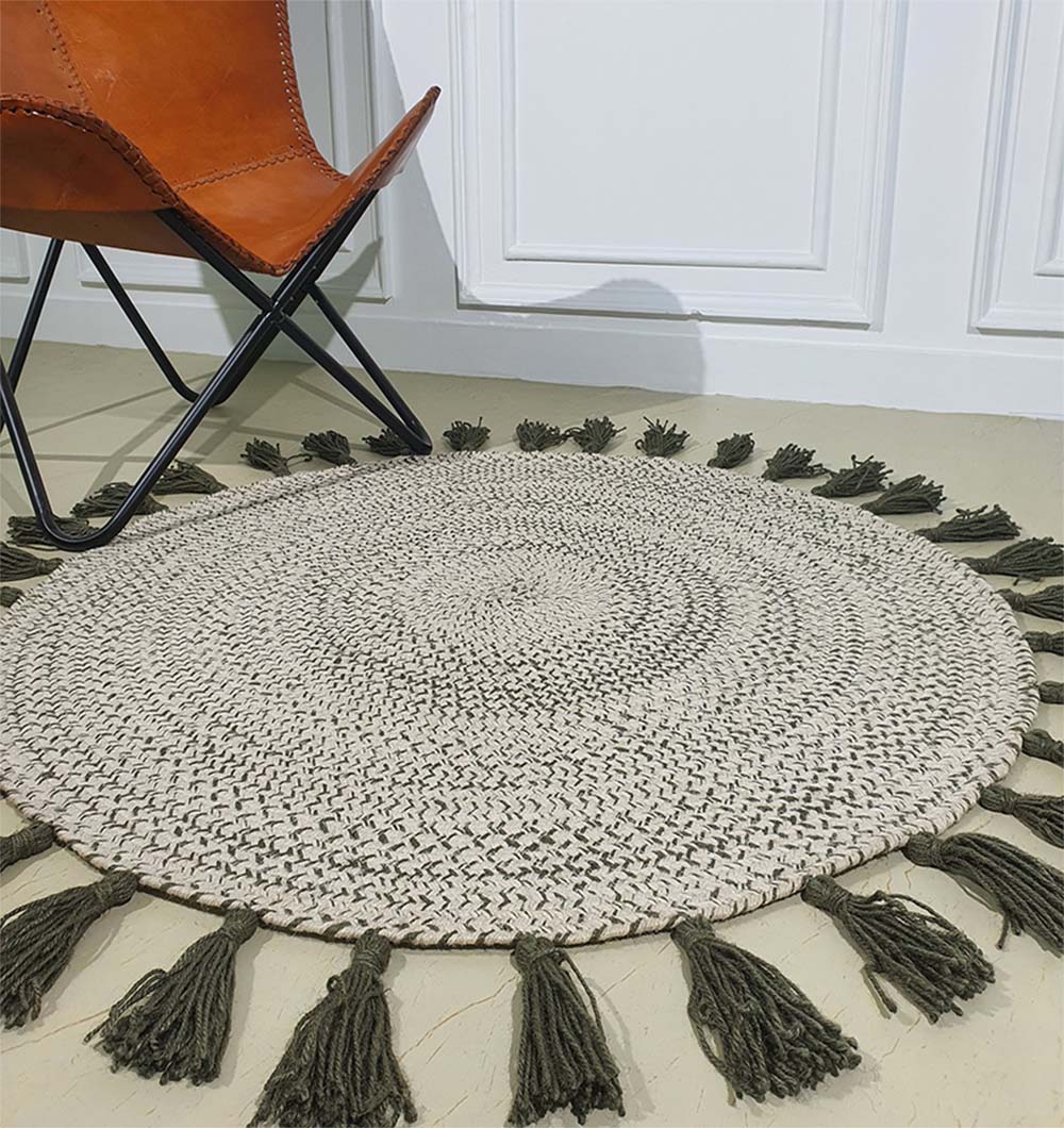 Hand Made Braided Rug For Home Decor (4 Sizes)