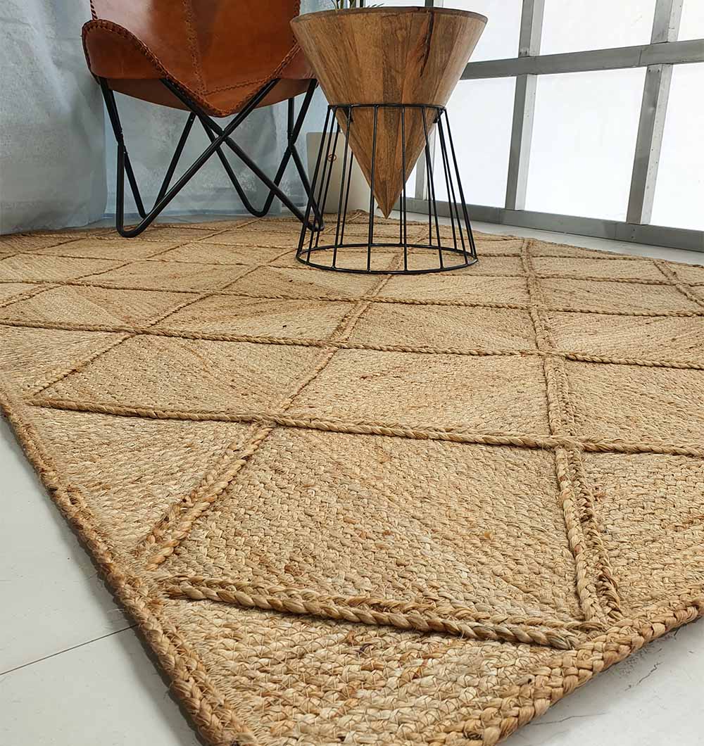 Hand Made Natural Color Braided Rug (2 Sizes)