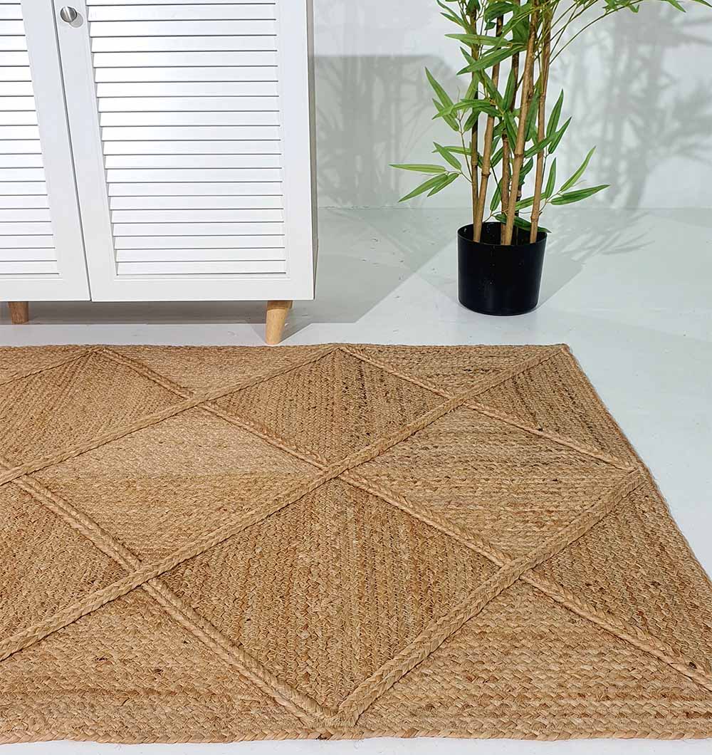 Hand Made Natural Color Braided Rug (2 Sizes)