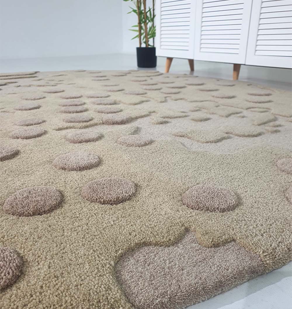 Premium Round Hand Tufted Rug (200cm)