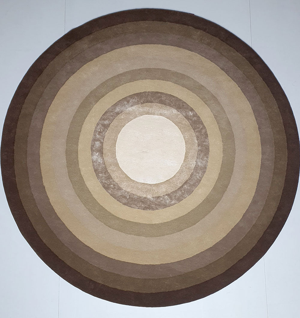Premium Round Handmade Hand Tufted Carpet (300cm)