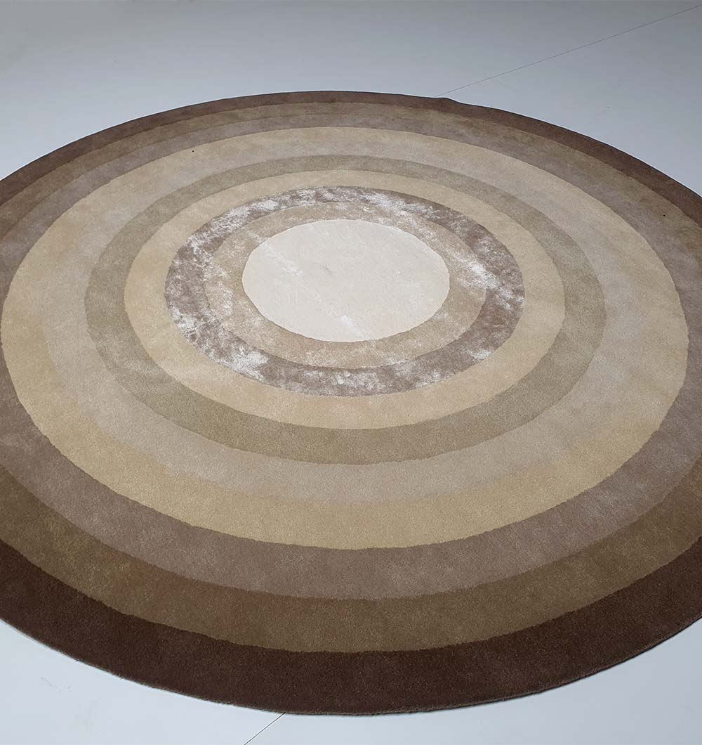 Premium Round Handmade Hand Tufted Carpet (300cm)
