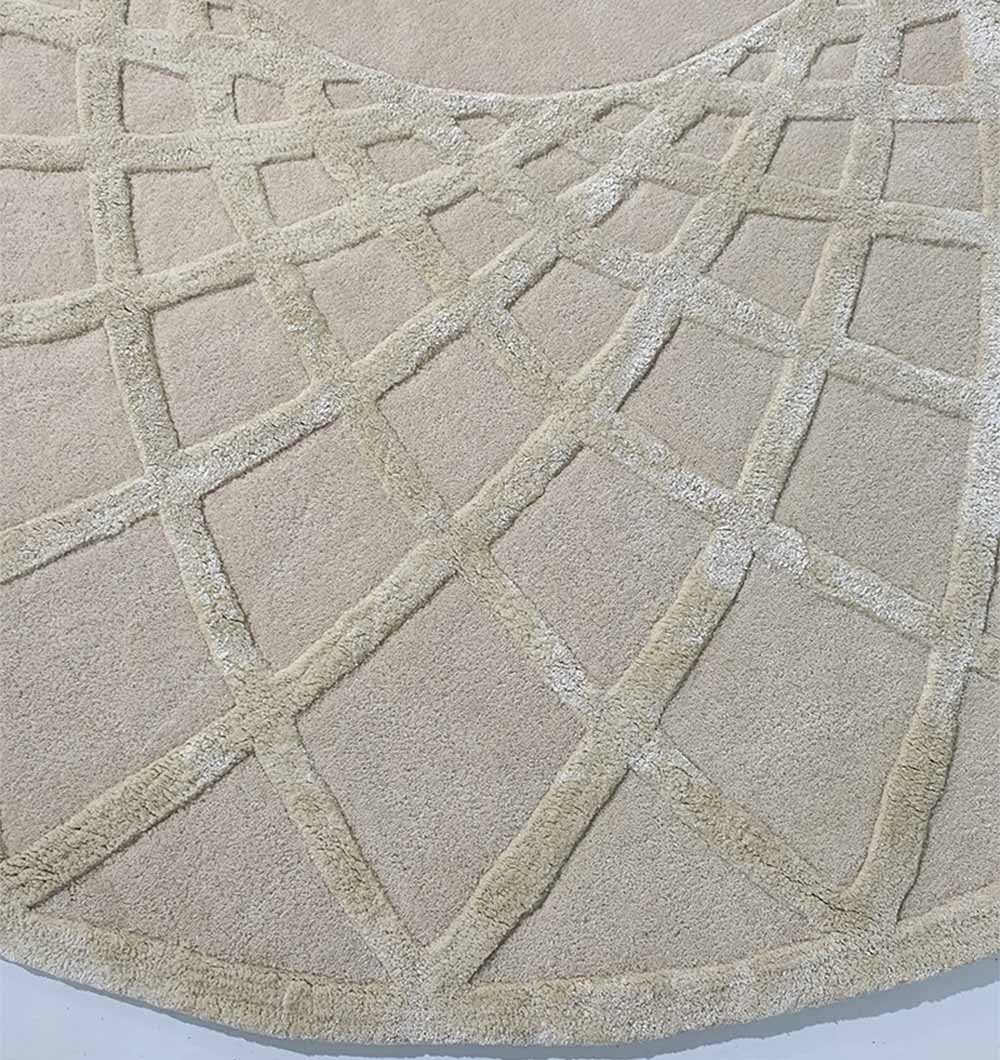 Premium Round Handmade Hand Tufted Carpet (200cm)