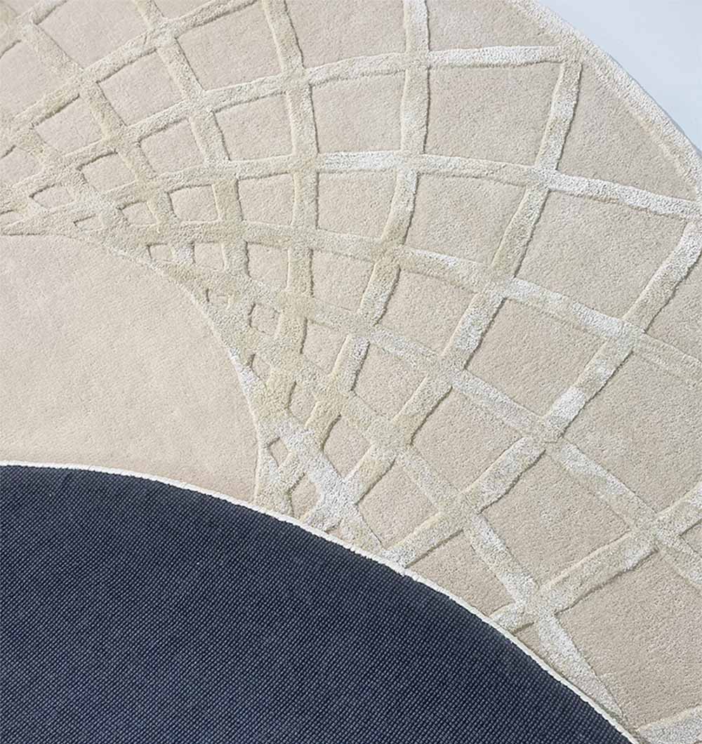 Premium Round Handmade Hand Tufted Carpet (200cm)