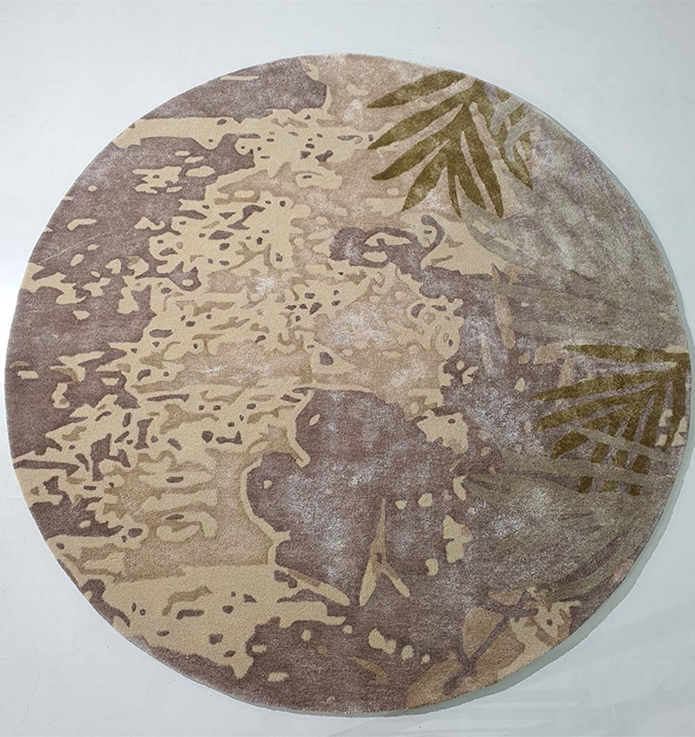 Premium Round Handmade Hand Tufted Carpet (200cm)
