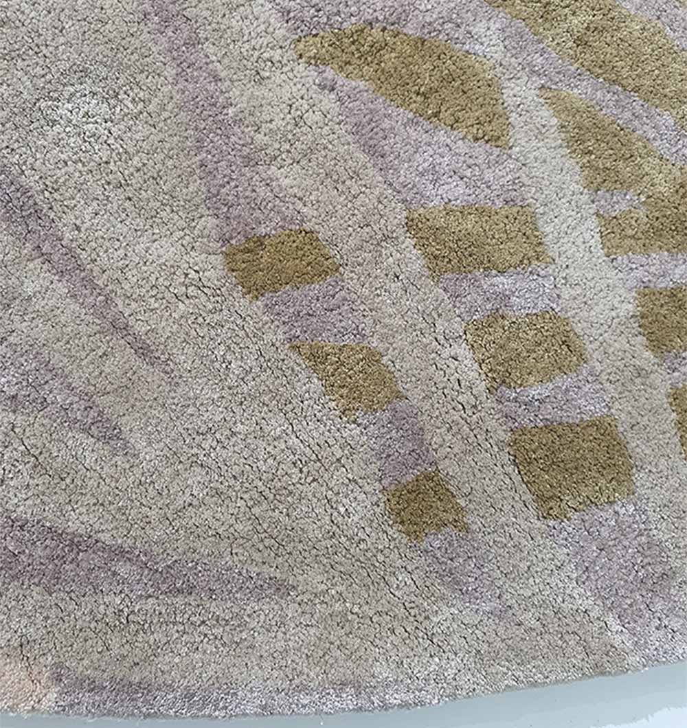 Premium Round Handmade Hand Tufted Carpet (200cm)