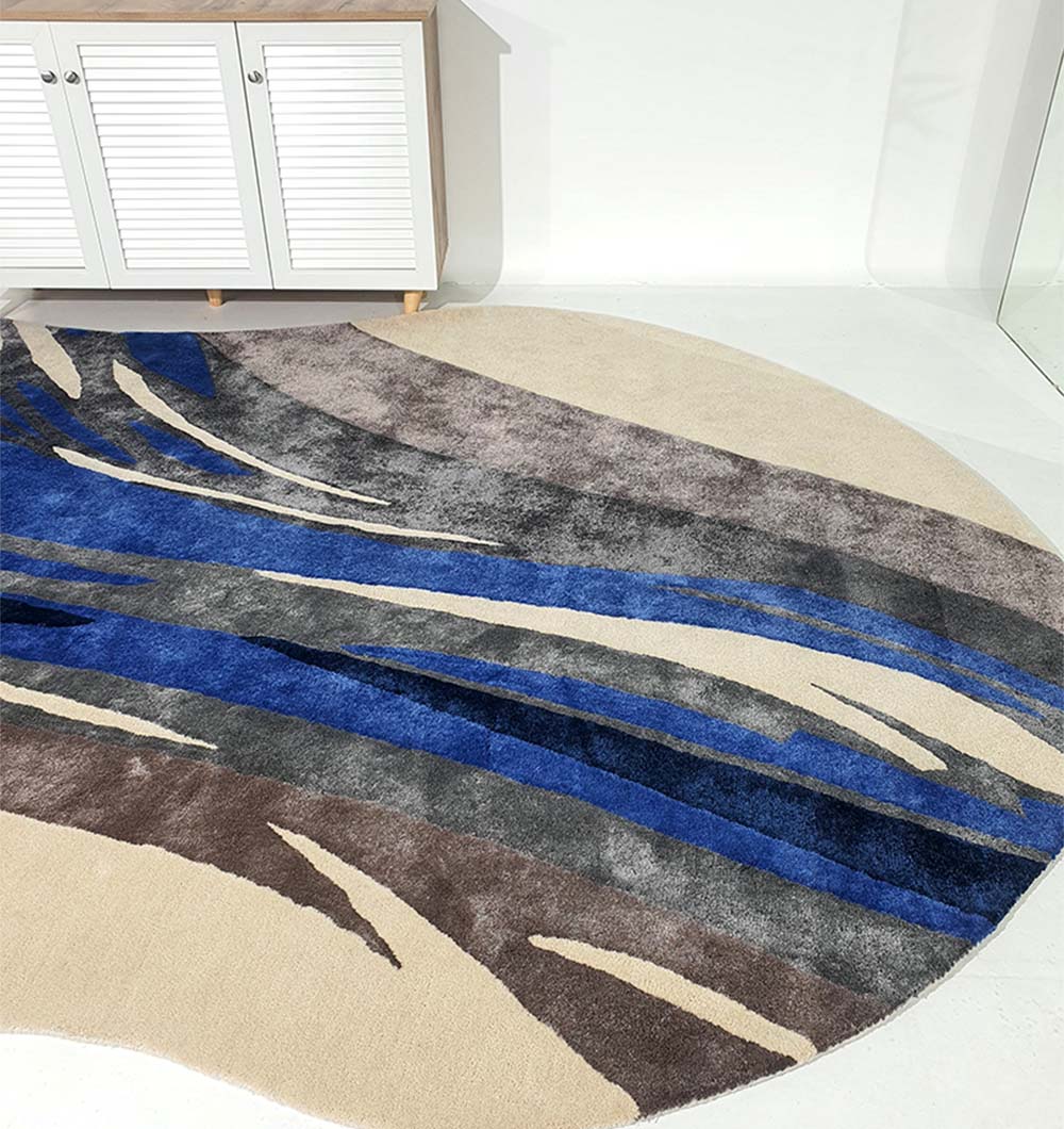 Premium Irregular Shape Hand Tufted Carpet (200cm x 300cm)