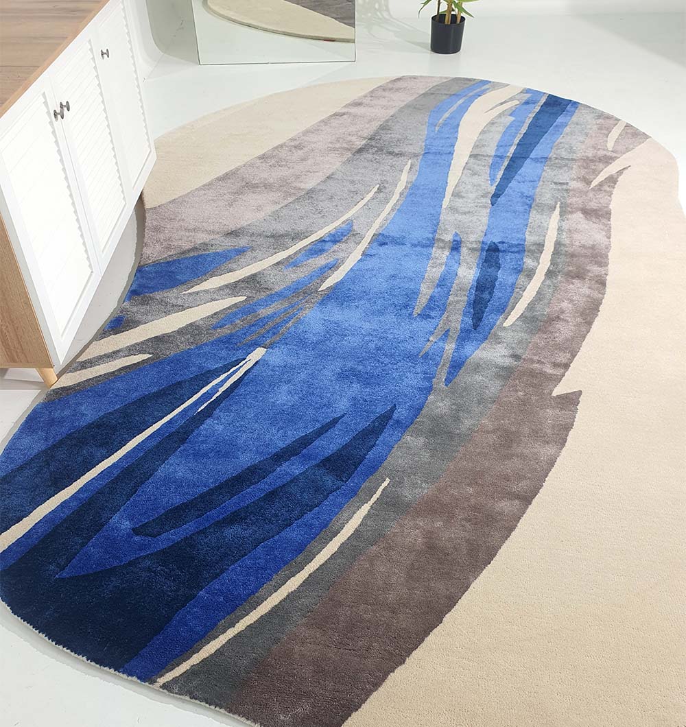 Premium Irregular Shape Hand Tufted Carpet (200cm x 300cm)