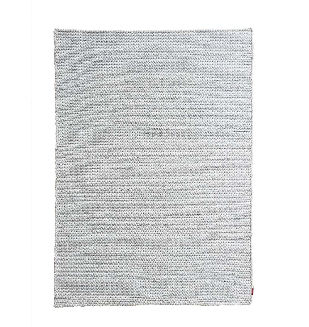 Handmade White Woven Rug For Home Decor (5 Sizes)