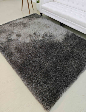 Grey Color Shaggy Area Rug 250X350 CM