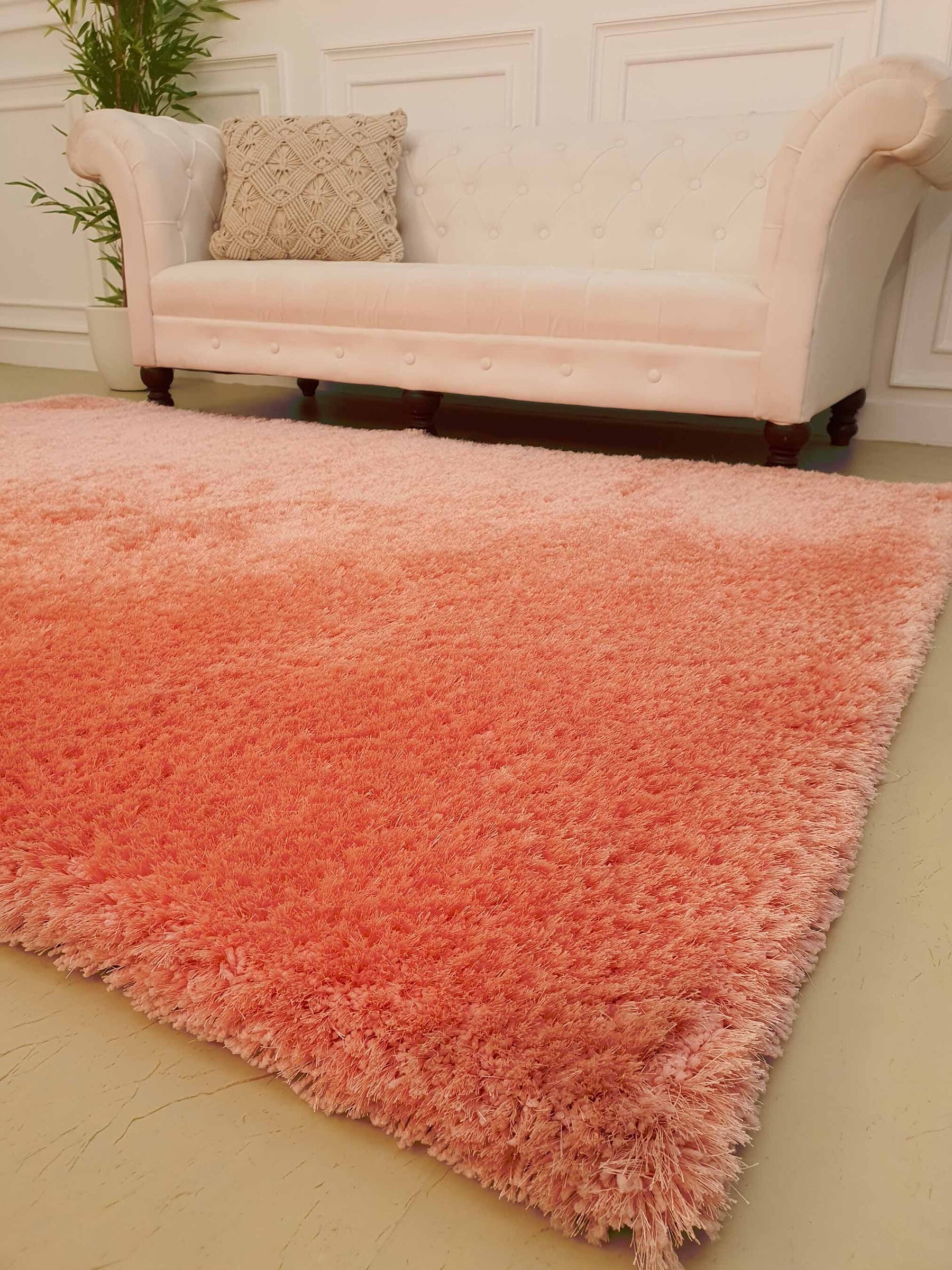 Pink Home Decor Shaggy Rug 200X300 CM