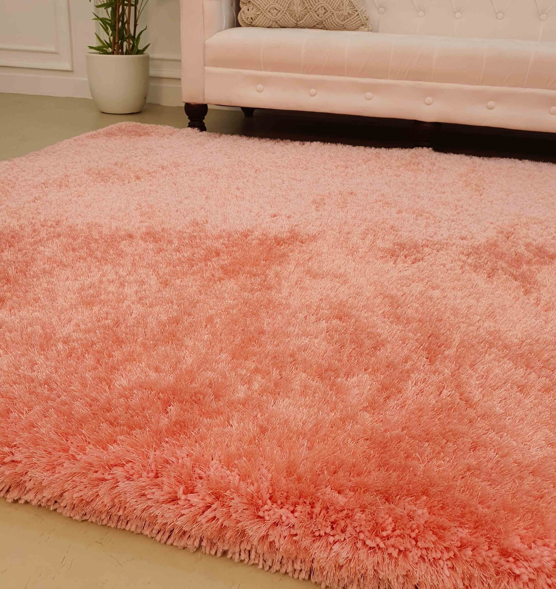 Pink Home Decor Shaggy Rug 200X300 CM