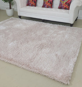 Light Pink Color Home Decor Shaggy Rug 300×400 CM