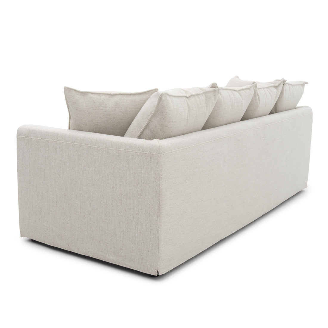 HAND CRAFTED KIANNA BEIGE FABRIC SOFA