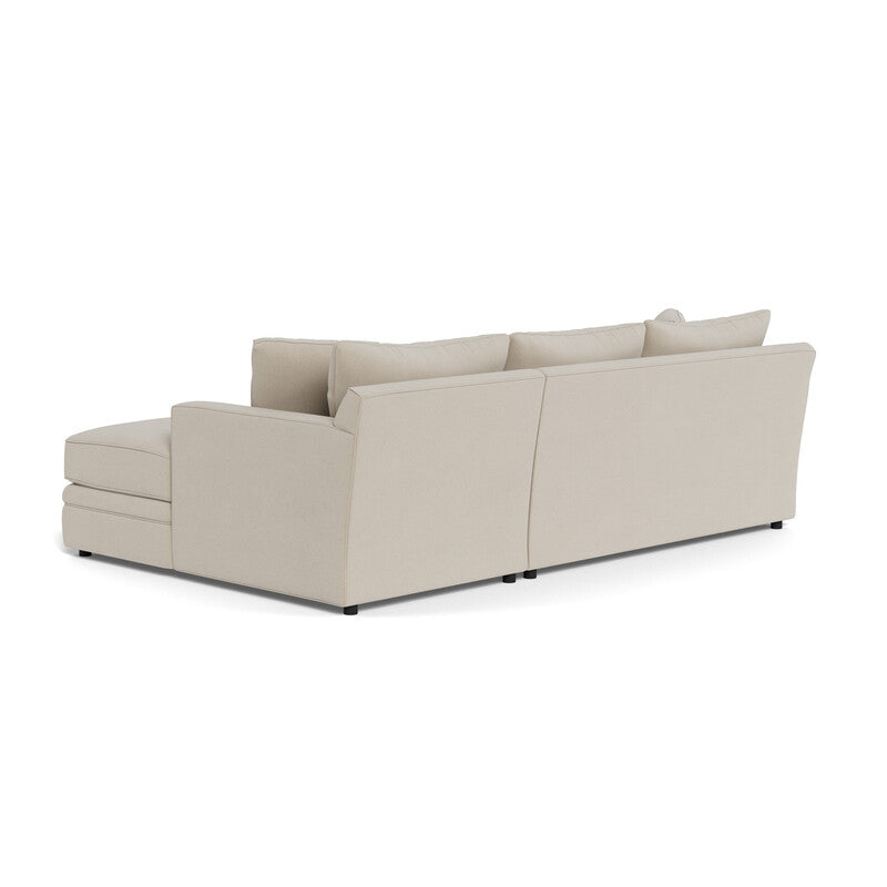 HAND CRAFTED TROPEZ BEIGE L SHAPE MODULAR SOFA