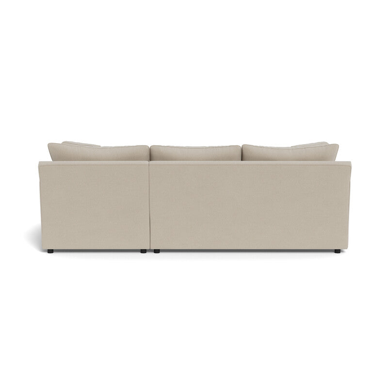 HAND CRAFTED TROPEZ BEIGE L SHAPE MODULAR SOFA