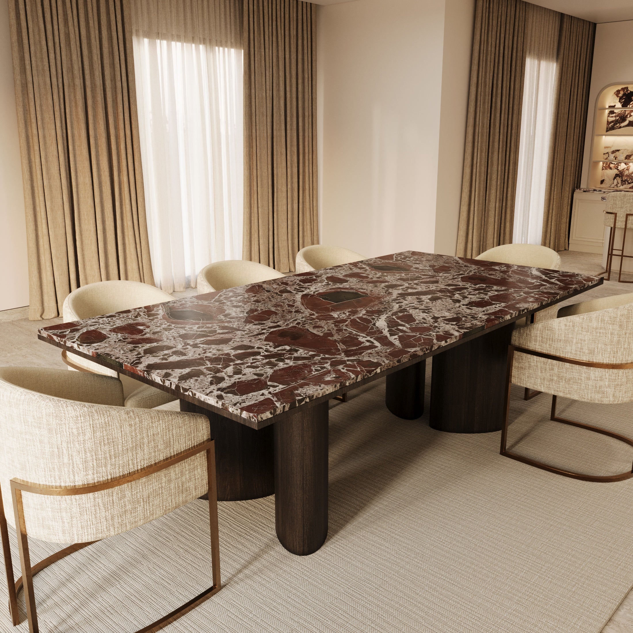 Alexander Rosso Levanto Dining Table