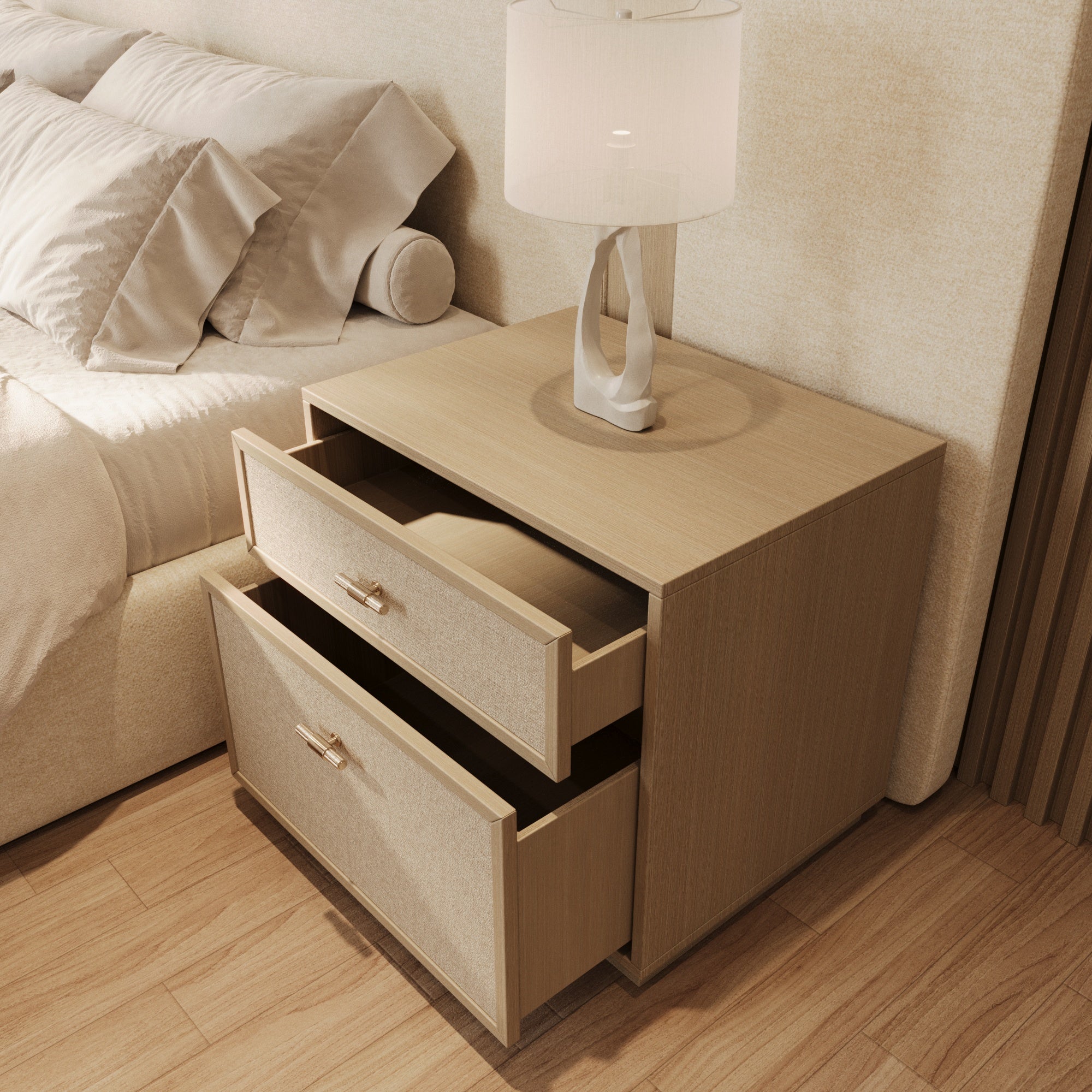 Rialto Fabric Nightstand