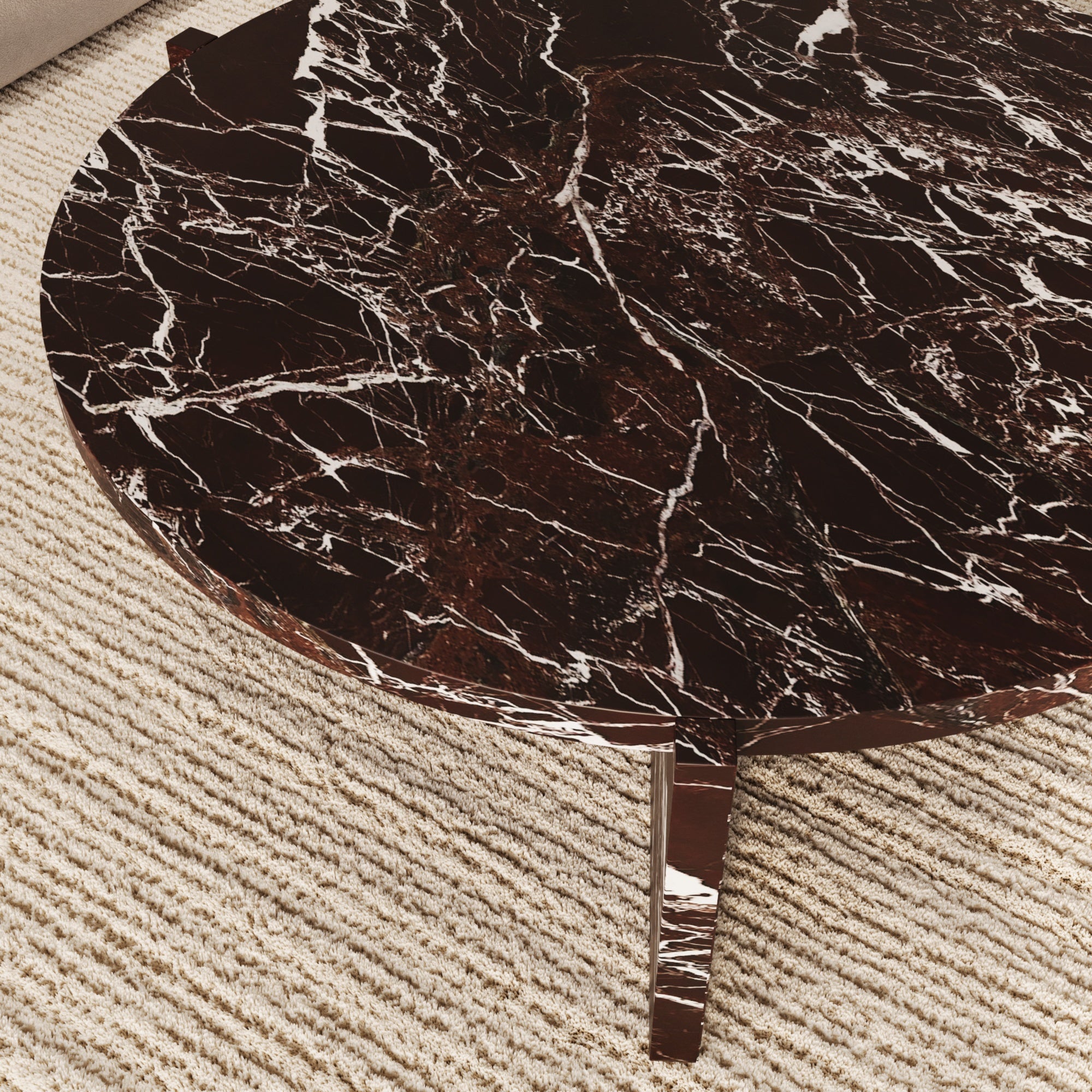 Belgravia Rosso Levanto Coffee Table