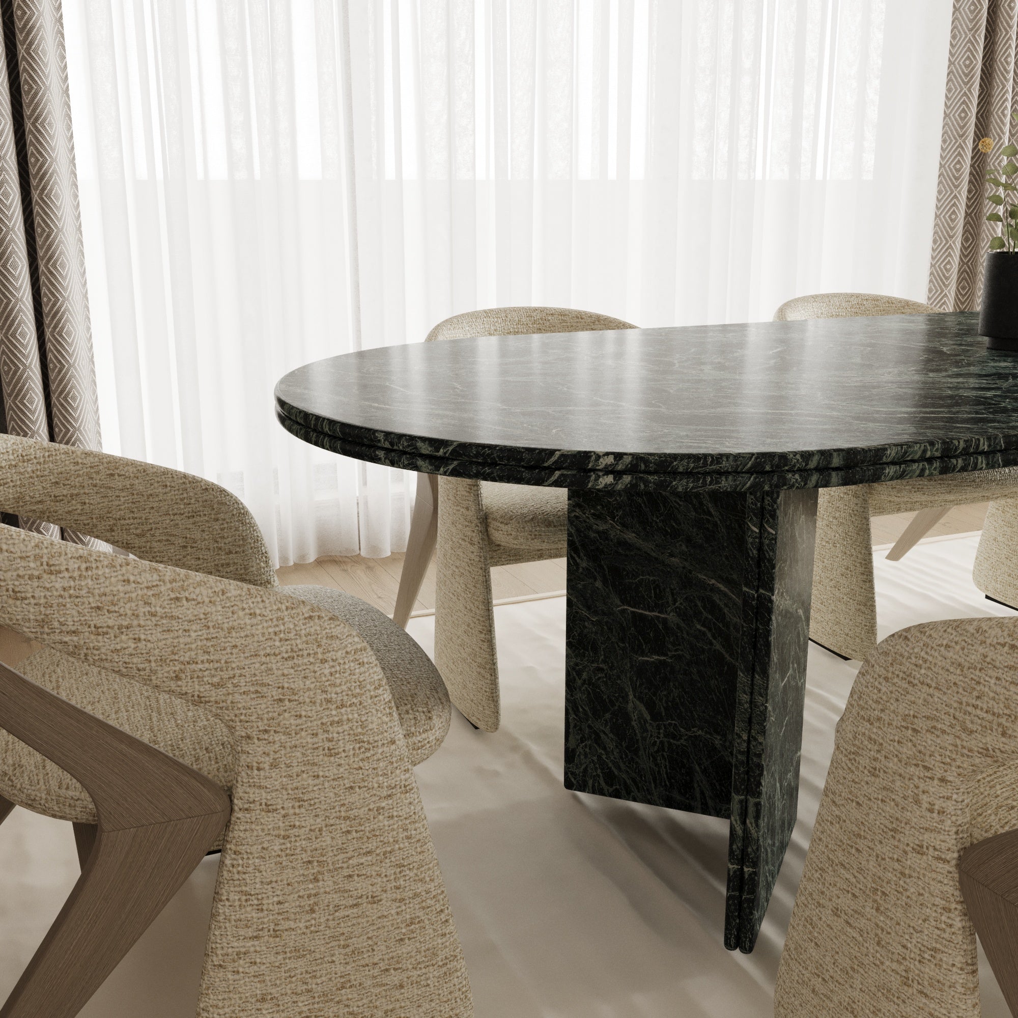 Burlington Verde Alpi Dining Table