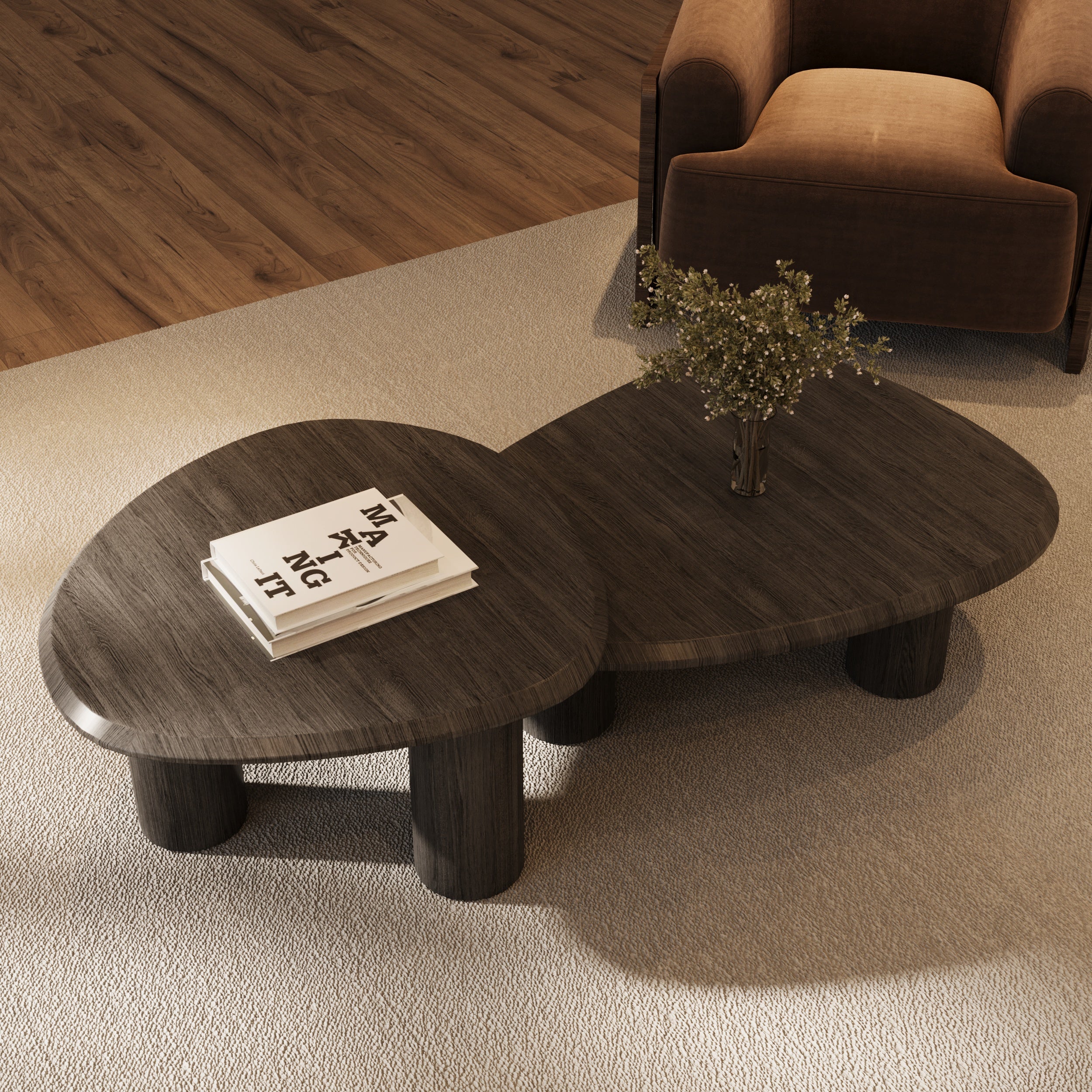 Mulberry Nested Coffee Table Set