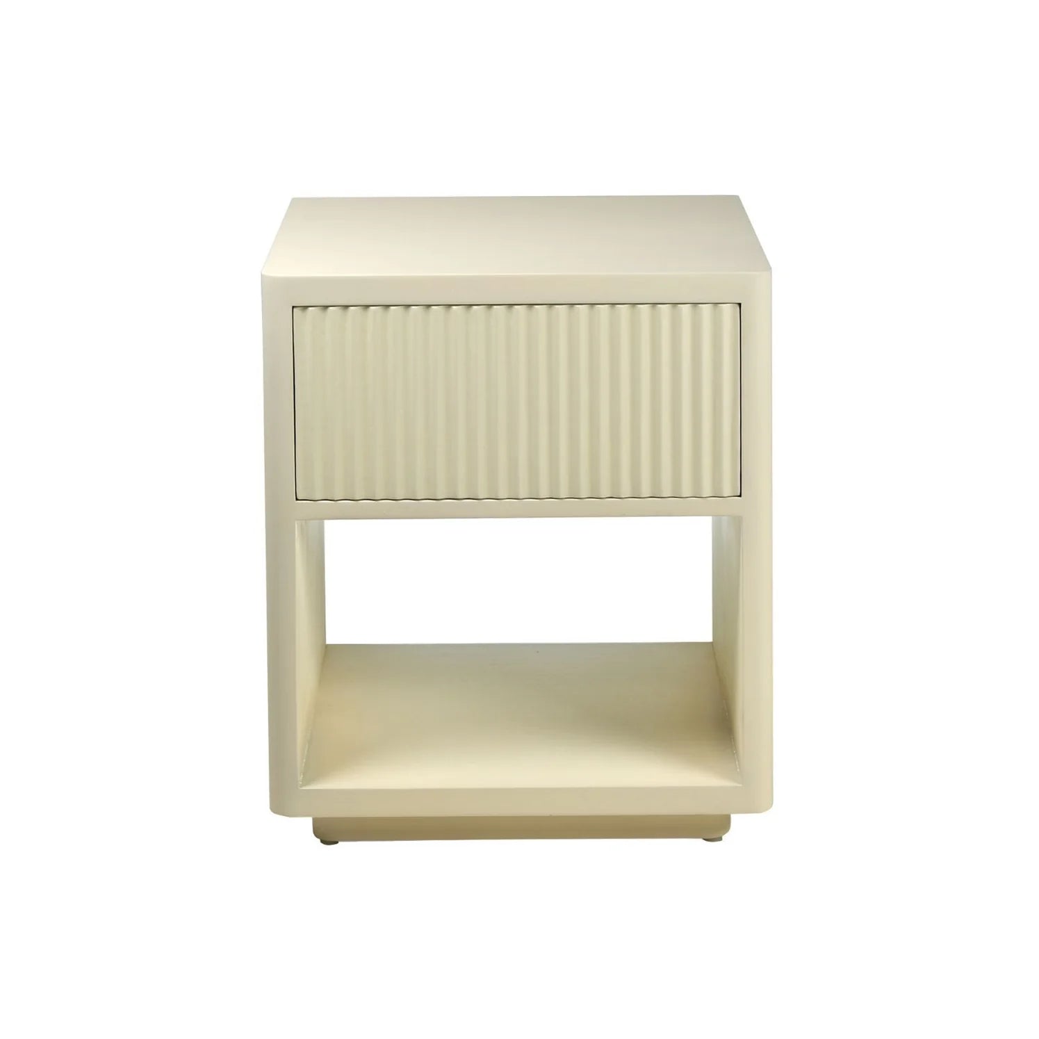 HAND CRAFTED CLYDE CREAM NIGHT STAND