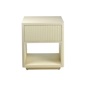 HAND CRAFTED CLYDE CREAM NIGHT STAND