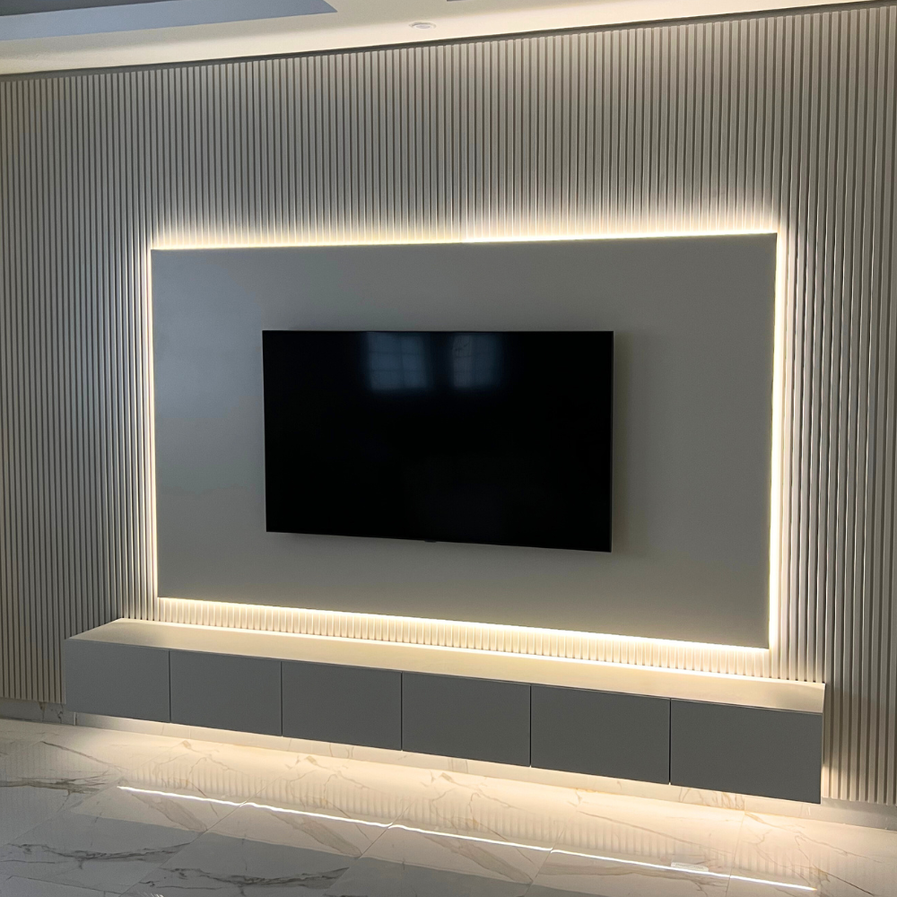 Utah Bespoke TV Media Wall