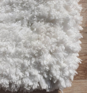 Soft White Shaggy Rug 200X300 CM