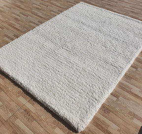 Soft White Shaggy Rug 200X300 CM