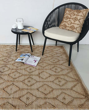 Hand Made Natural Light Brown Jute Woven Rug (6 Sizes)