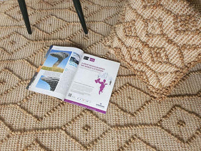 Hand Made Natural Light Brown Jute Woven Rug (6 Sizes)
