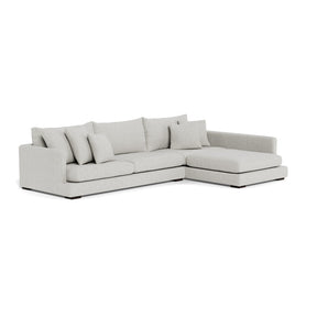 HAND CRAFTED KENZIE GREY CORNER SOFA