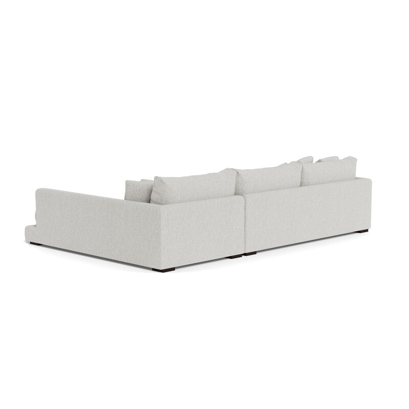 HAND CRAFTED KENZIE GREY CORNER SOFA