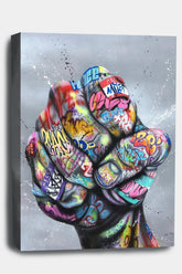 POWER - GRAFFITI STYLE CANVAS WALL ART