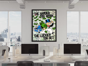 CREATE YOUR OWN LUCK - CANVAS WALL ART