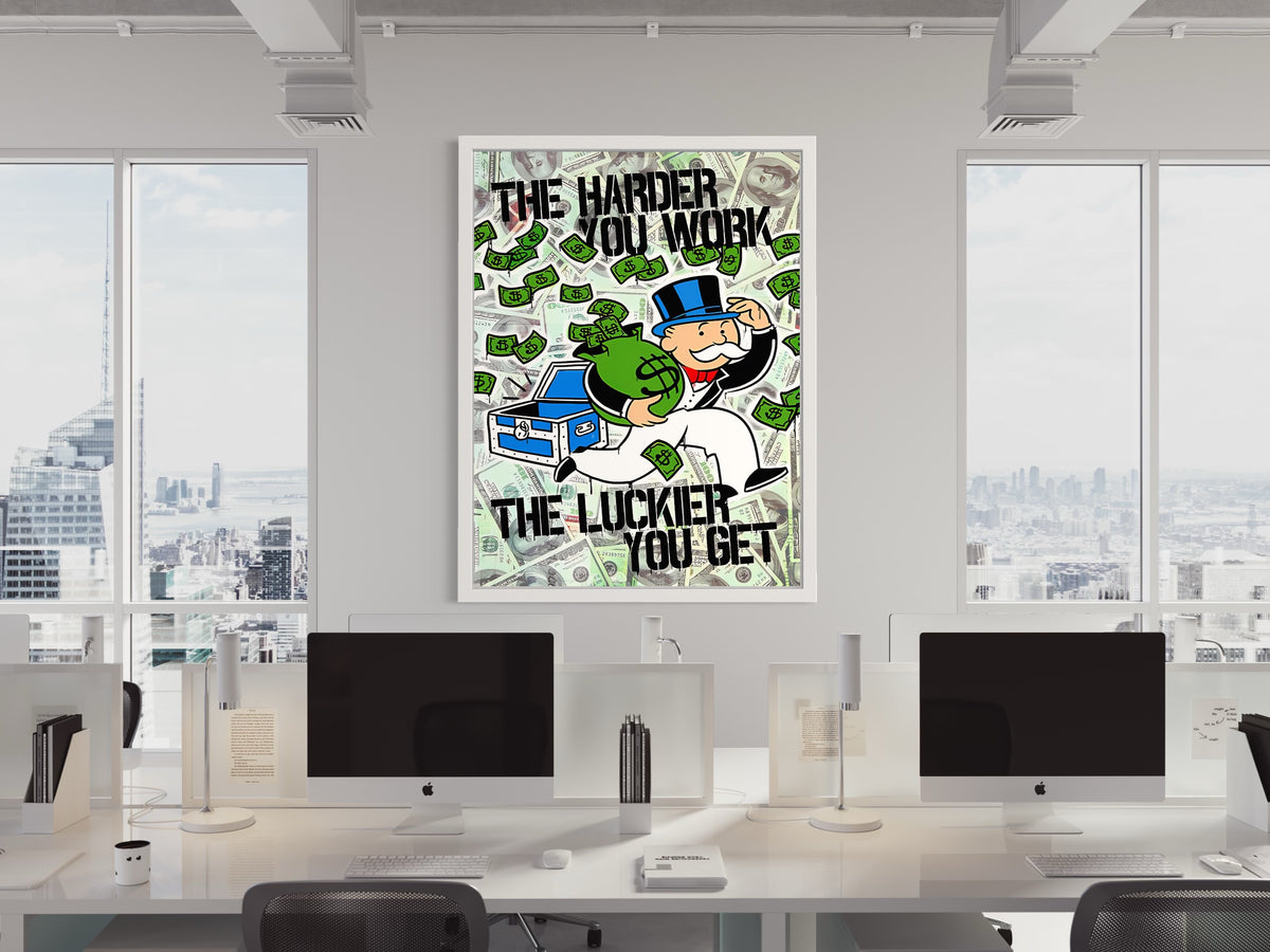 CREATE YOUR OWN LUCK - CANVAS WALL ART