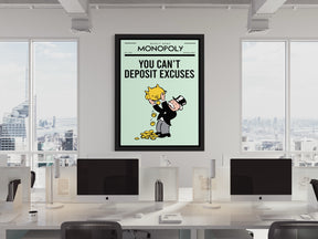 NO EXCUSES WALL ART