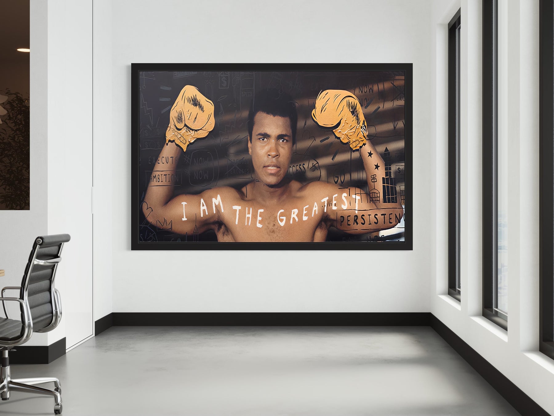 I AM THE GREATEST  MUHAMMAD ALI CANVAS WALL ART