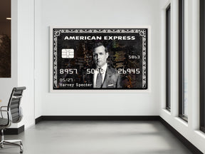 HARVEY SPECTER X AMEX CANVAS CANVAS WALL ART