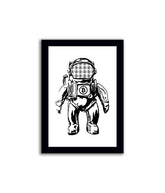 BITCOIN SPACEMAN WALL ART