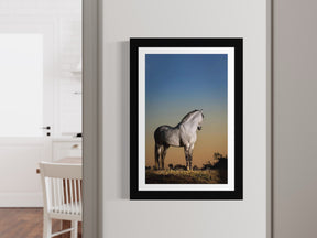 DARKNESS FALLING - EQUESTRIAN CANVAS WALL ART